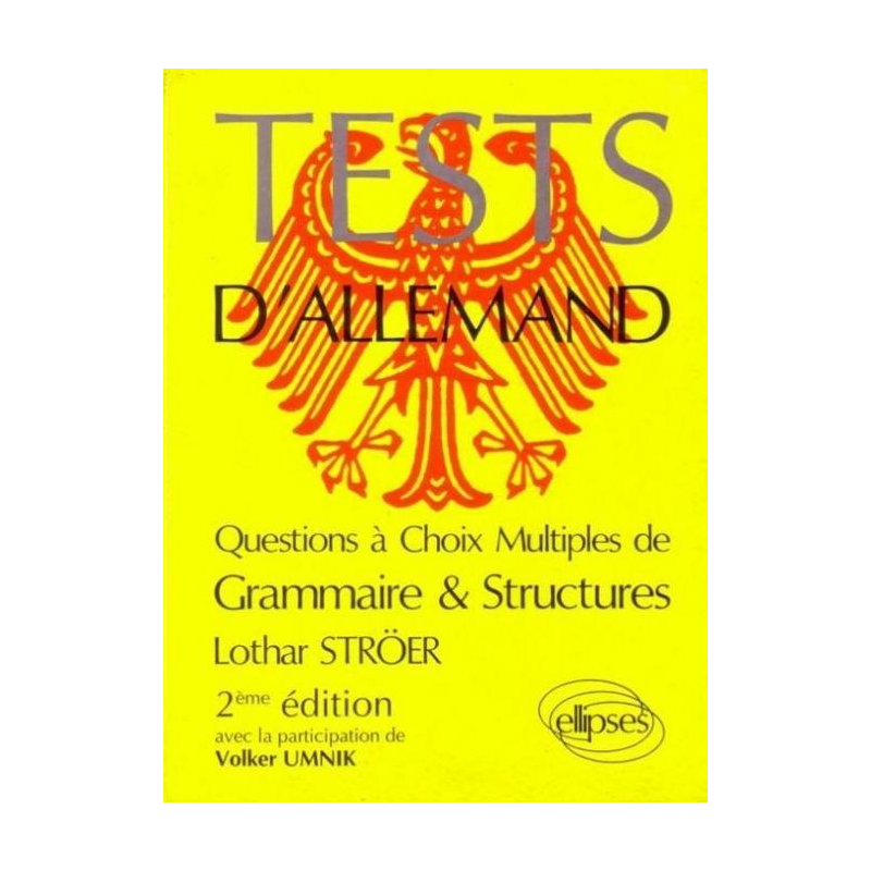Tests d'allemand QCM grammaire et structures