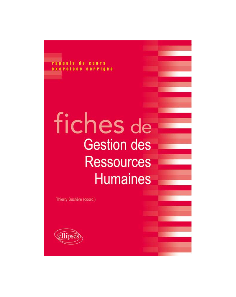Fiches de Gestion des Ressources Humaines (GHR)