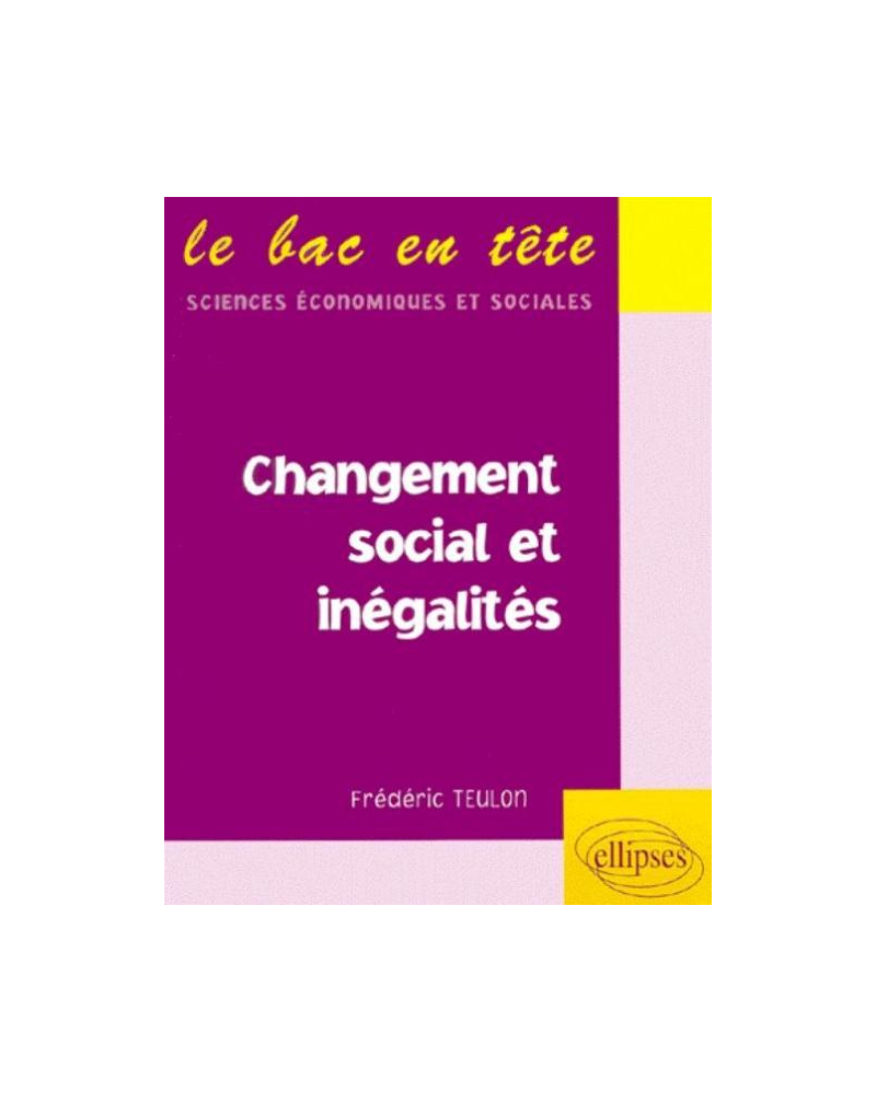 Changement social et inégalités