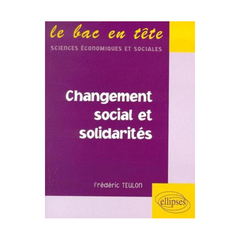 Changement social et solidarités