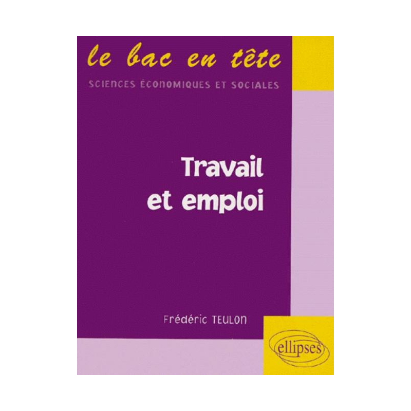 Travail et emploi