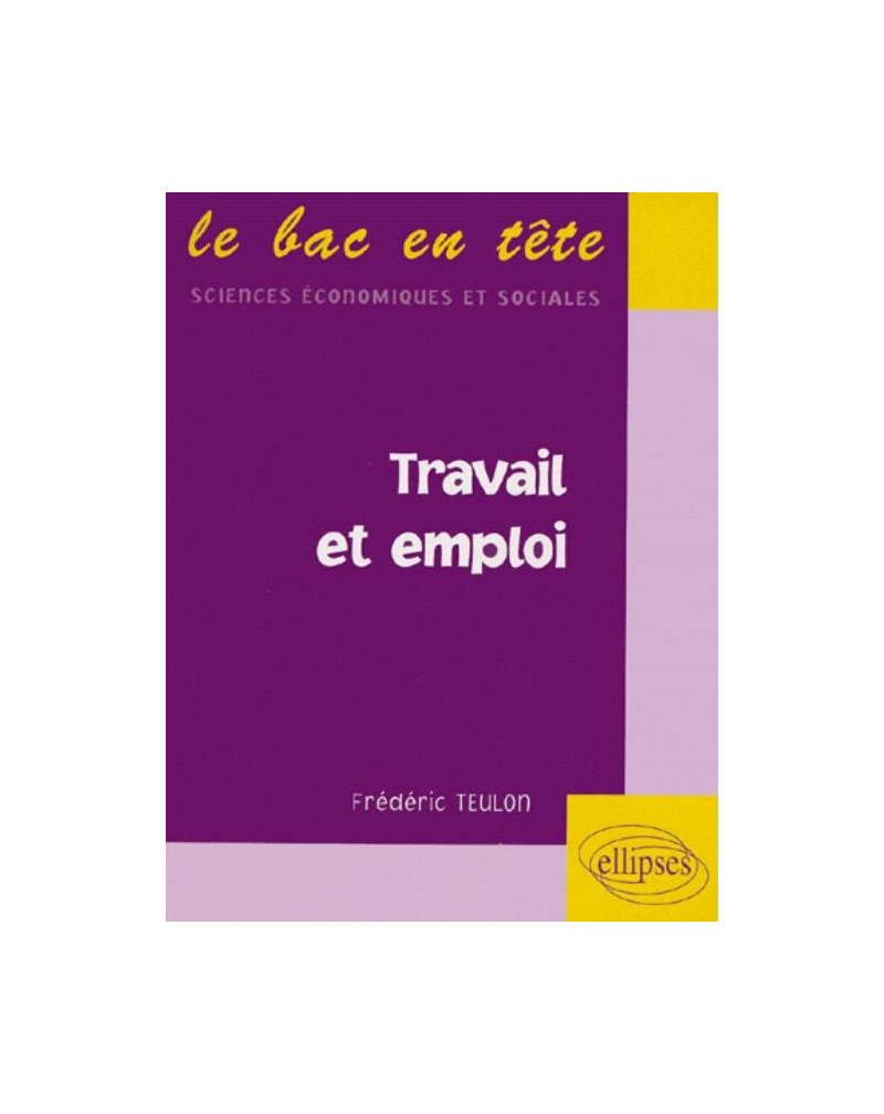 Travail et emploi