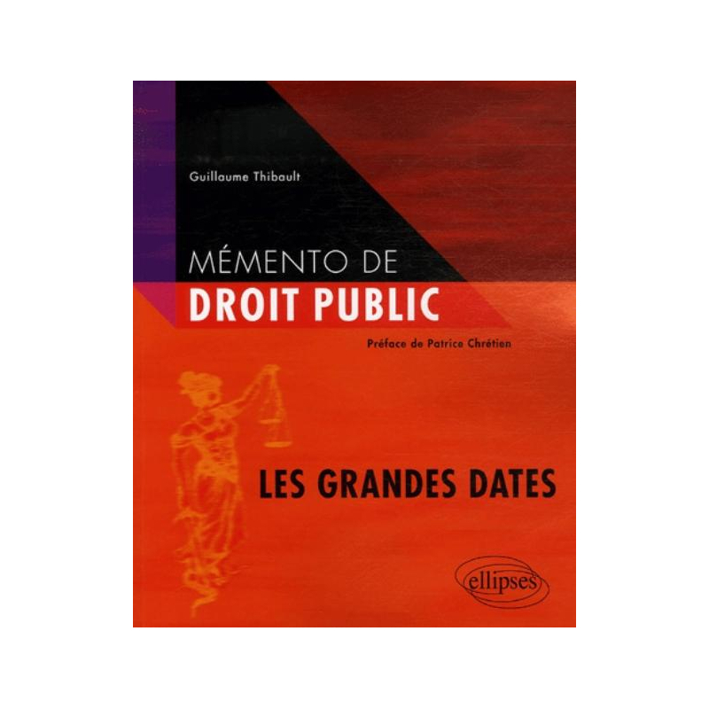 Mémento de droit public. Les grandes dates