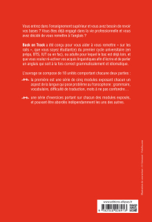 Back on Track - pour se remettre "sur les rails" en anglais. B2-C1