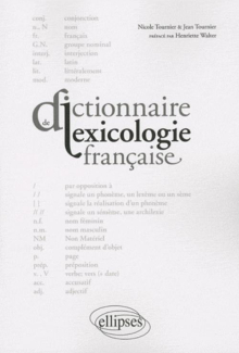 Dictionnaire de lexicologie française