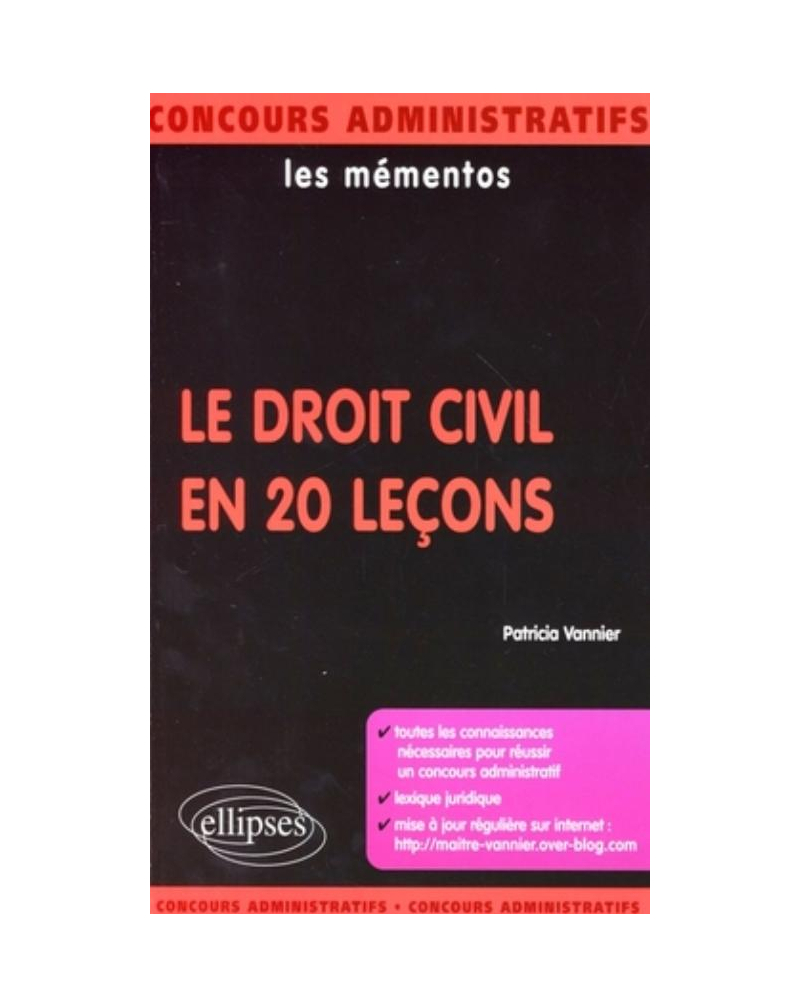 Le droit civil en 20 leçons