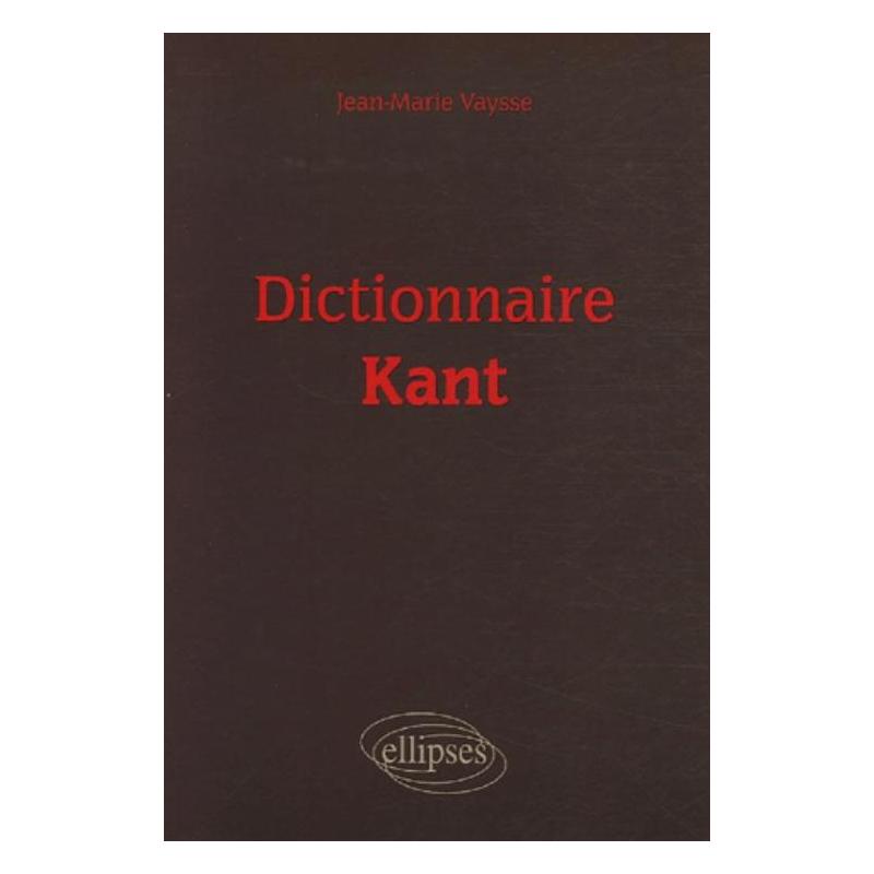 Dictionnaire Kant