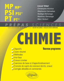 Chimie MP/MP* PSI/PSI* PT/PT* - nouveau programme 2014
