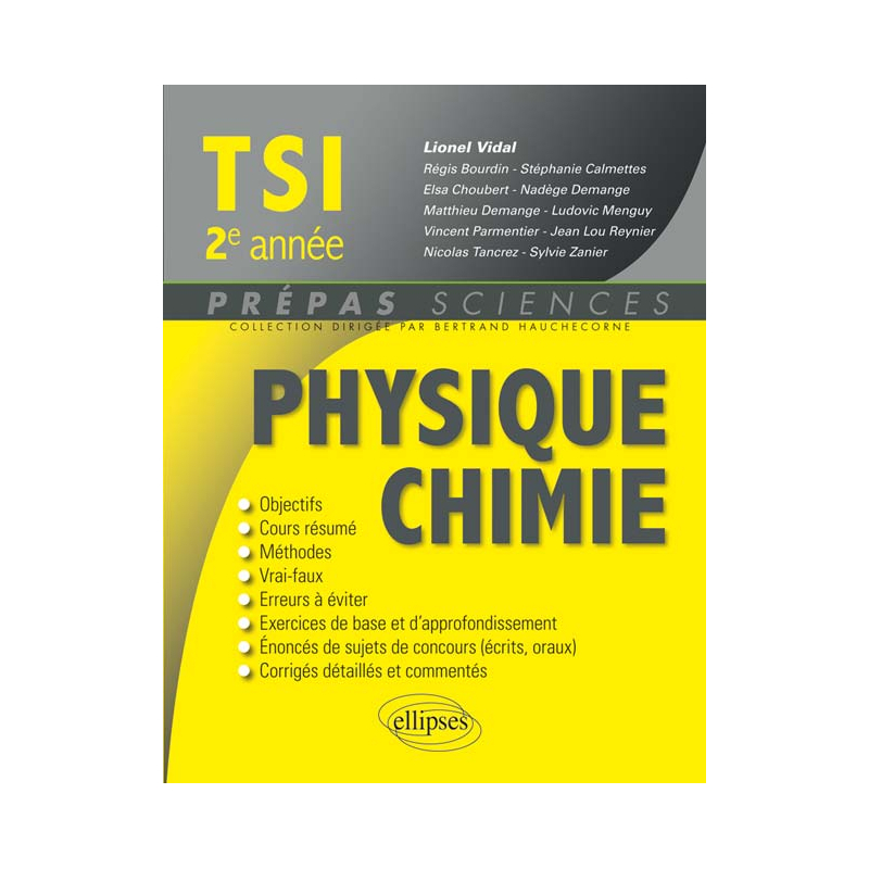 Physique-chimie TSI2/TSI2*