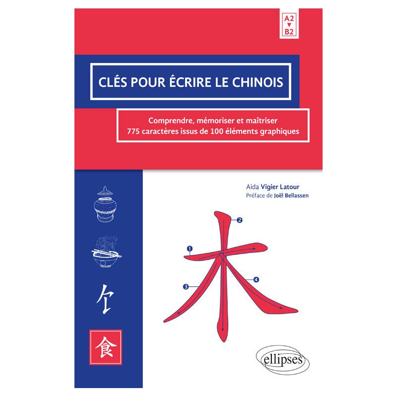 Clés pour écrire le chinois. Comprendre, mémoriser et maîtriser 775 caractères issus de 100 éléments graphiques. A2>B2