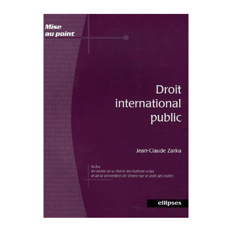 Droit international public