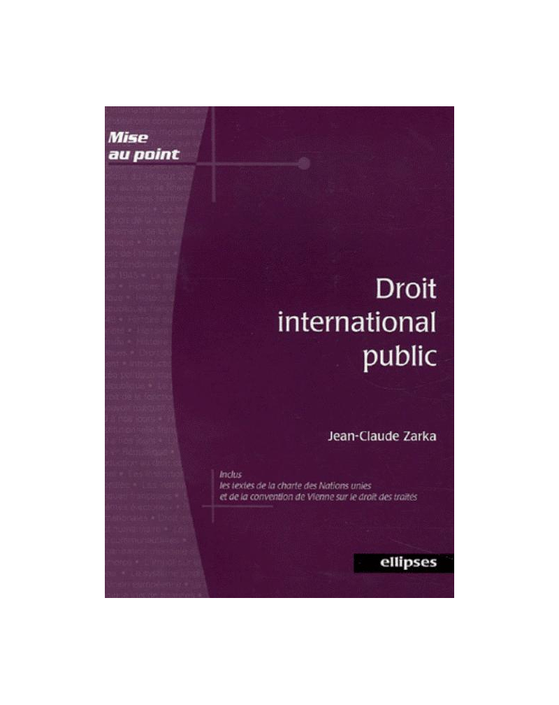 Droit international public