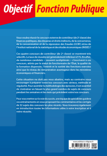 Annales corrigées - Contrôleur des finances publiques, douanes, CCRF, INSEE