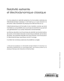 Relativité restreinte et électrodynamique classique