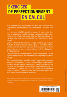 Exercices de perfectionnement en calcul - Niveau lycée