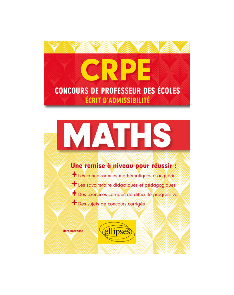 Les maths pour le concours de professeur des écoles
