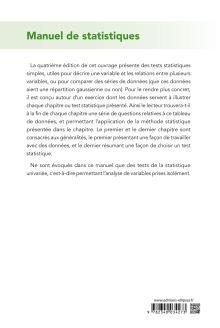 UE4 - Manuel de statistique - 4e édition