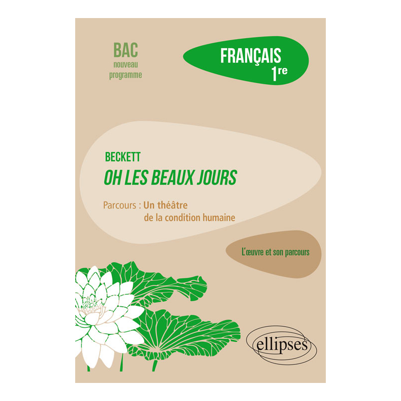 Français, Première. L’œuvre et son parcours : Beckett, Oh les beaux jours, parcours "Un théâtre de la condition humaine"