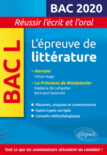 Épreuve de littérature Bac 2019-2020