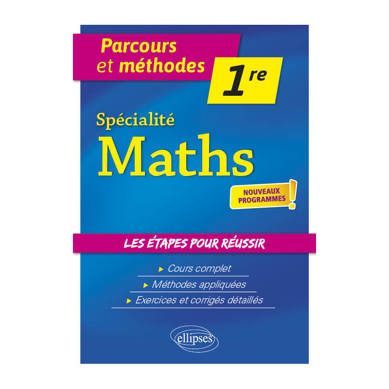 Spécialité Mathématiques - Première - nouveaux programmes