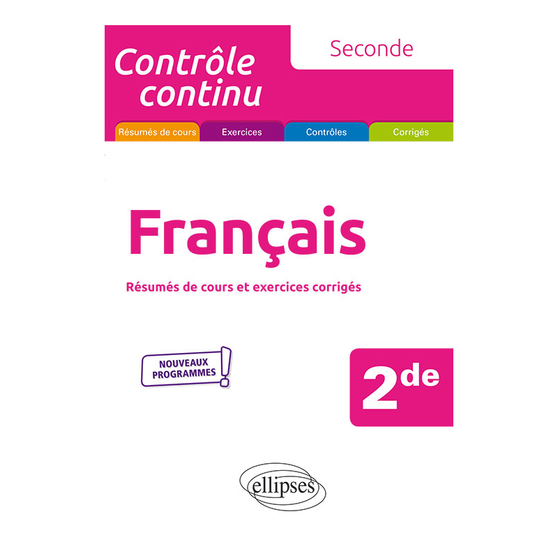 Français - Seconde - nouveaux programmes