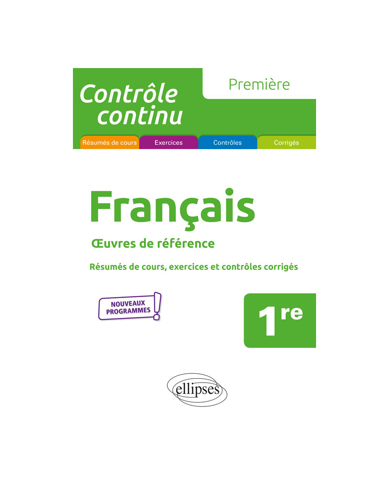 Français - Première - nouveaux programmes