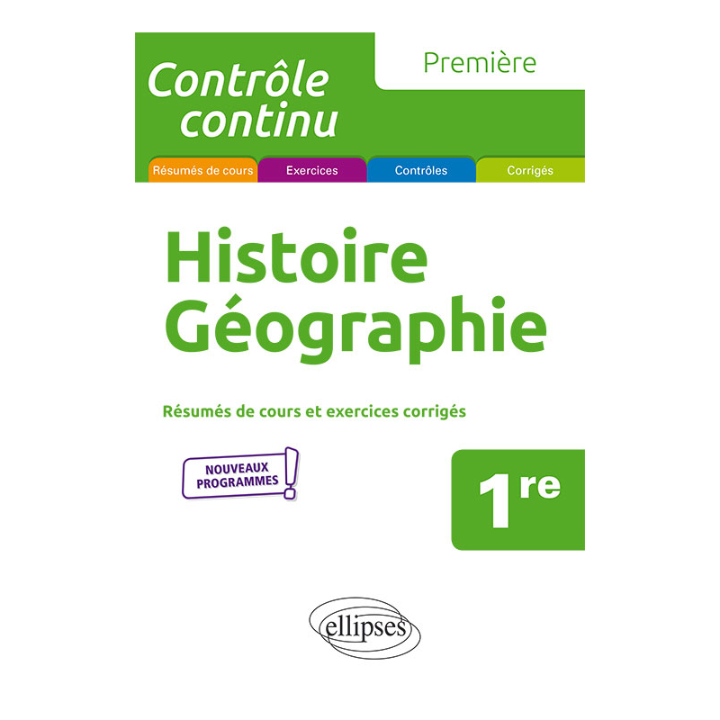 Histoire-géographie - Première - nouveaux programmes