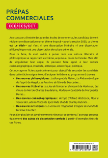 Le désir. 50 œuvres en fiches pour réussir sa dissertation de culture générale -  Prépas commerciales ECE / ECS / ECT 2020