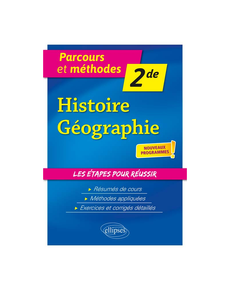 Histoire-Géographie - Seconde - nouveaux programmes