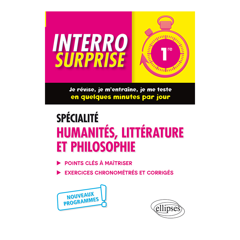 Spécialité Humanités, Littérature et Philosophie -  Première - nouveaux programmes
