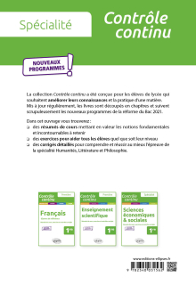 Spécialité Humanités, Littérature et Philosophie - Première - Nouveaux programmes