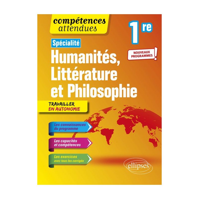 Spécialité Humanités, Littérature et Philosophie - Première - nouveaux programmes