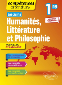 Spécialité Humanités, Littérature et Philosophie - Première - nouveaux programmes