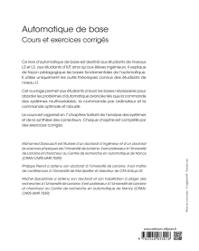 Automatique de base - Cours et exercices corrigés