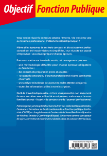 Attaché territorial, Attaché territorial principal - Tous concours et examens professionnels - Catégorie A