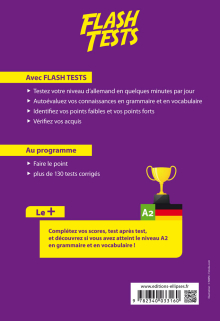 Allemand. Flash Tests. A2. Testez votre niveau d'allemand !