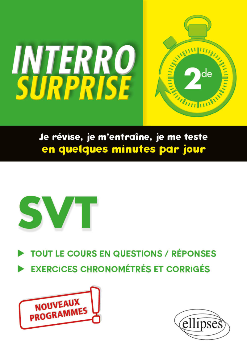 SVT - Seconde - Nouveaux programmes