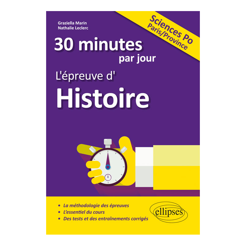 30 minutes par jour d'Histoire - entrée Sciences Po
