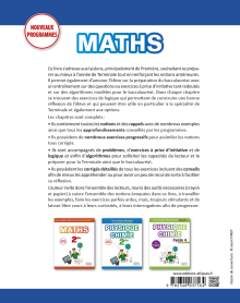 Spécialité Mathématiques Première - Pour se préparer efficacement à la spécialité de Terminale - nouveaux programmes