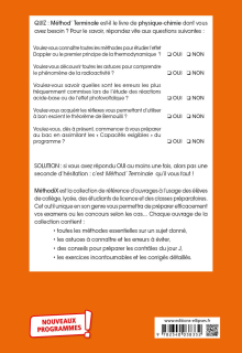 Spécialité Physique-Chimie - Terminale - Nouveaux programmes