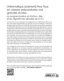 L'Informatique (vraiment) Pour Tous en classes préparatoires aux grandes écoles - La programmation en Python, SQL et les algorithmes dévoilés de A à Z