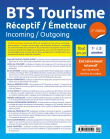 BTS Tourisme. Réceptif / Émetteur. Incoming / Outgoing - 2e édition
