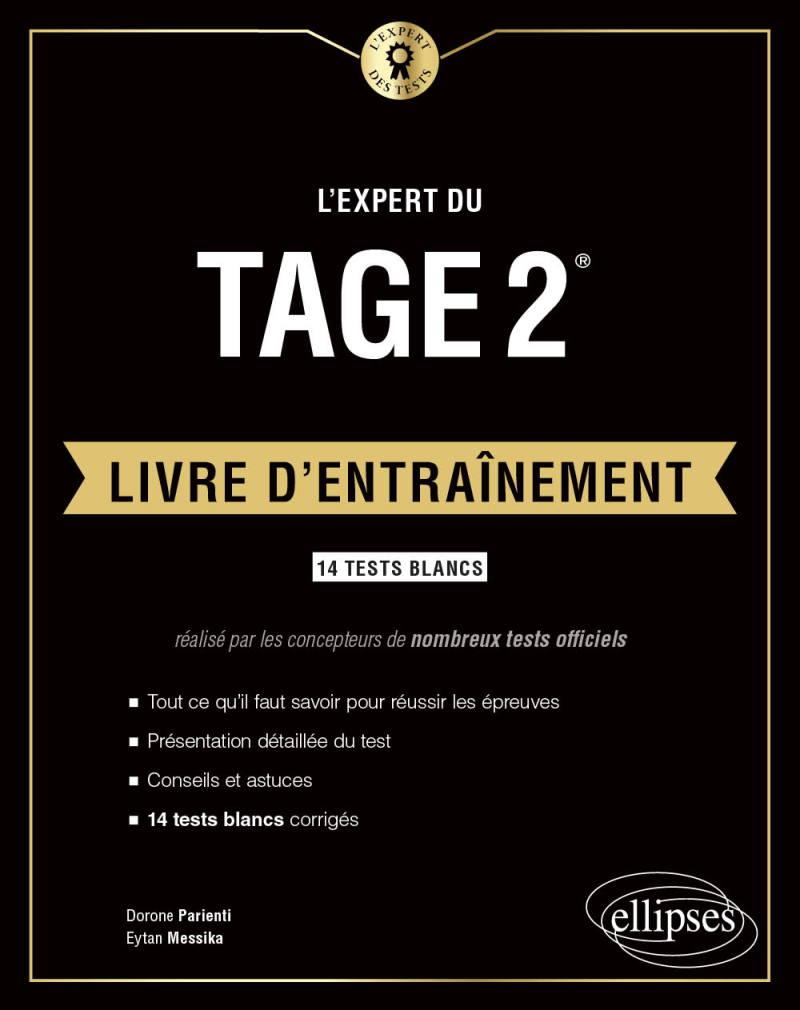 L'expert du Tage 2® - Livre d'entraînement