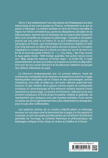 Agrégation anglais 2021. William Shakespeare, King Henry V