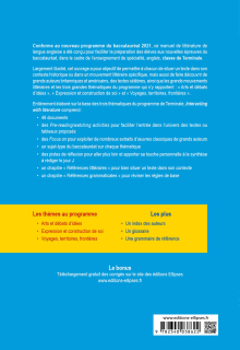 Anglais. Enseignement de spécialité de langues, littératures et cultures étrangères et régionales. Interacting with literature. Classe de terminale