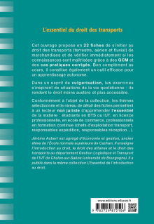 L'essentiel du droit des transports. Le contrat de transport de marchandises. Fiches de cours et cas pratiques corrigés