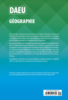DAEU Géographie