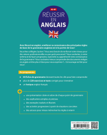 Réussir en anglais. Toutes les clés pour reprendre, acquérir ou approfondir les principales règles de la grammaire anglaise. A2-B1 (avec exercices et tests corrigés)