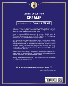 L'Expert du concours SESAME - 300 questions de logique verbale