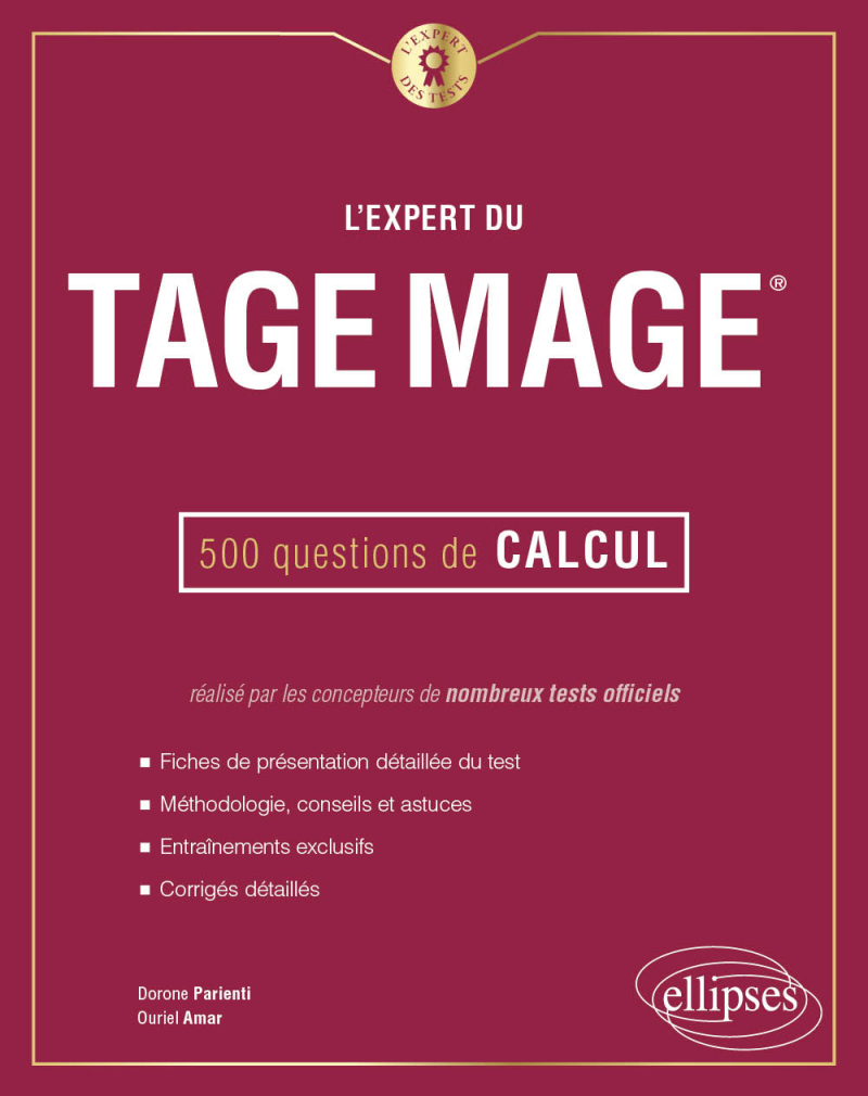 L'Expert du Tage Mage® - 500 questions de calcul